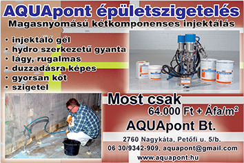 AquaPont épületszigetelés,  AQUApont Bt.
