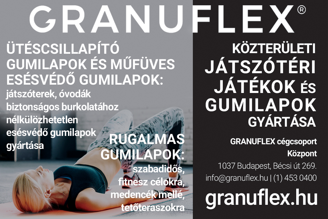 GRANUFLEX cégcsoport - Ütéscsillapító gumilapok és műfüves 2020