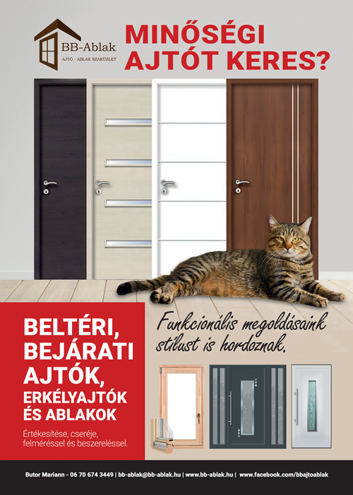 BB Ablak Kft. Prémium minőségű beltéri és kültéri nyílászárók!