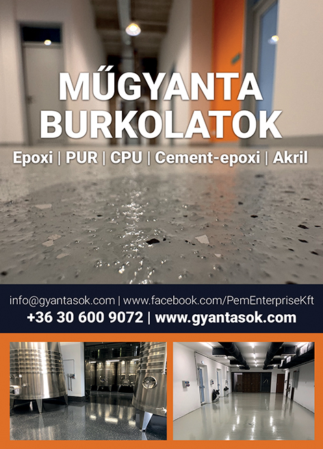 Gyantások, ipari burkolatok