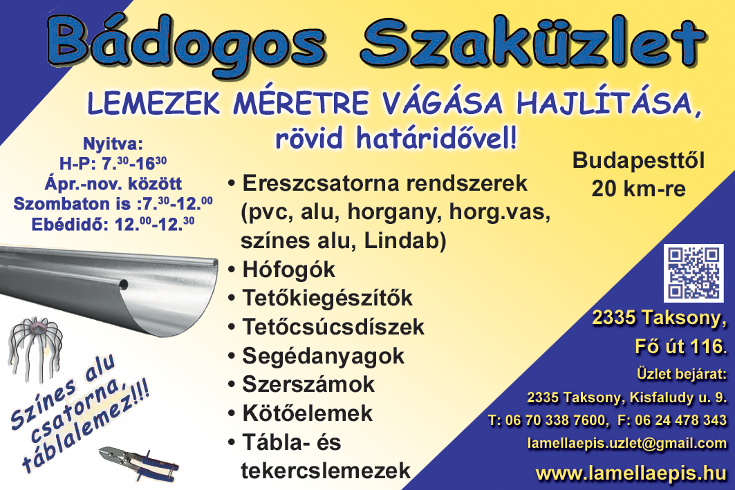 Lamella-Epis Kft. - Bádogos Szaküzlet