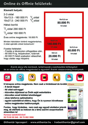 Otthontár Magazin Médiaajánlat 2019