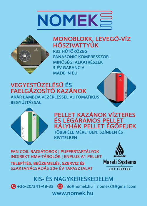 Nomek Környezetbarát fűtési megoldások 2025