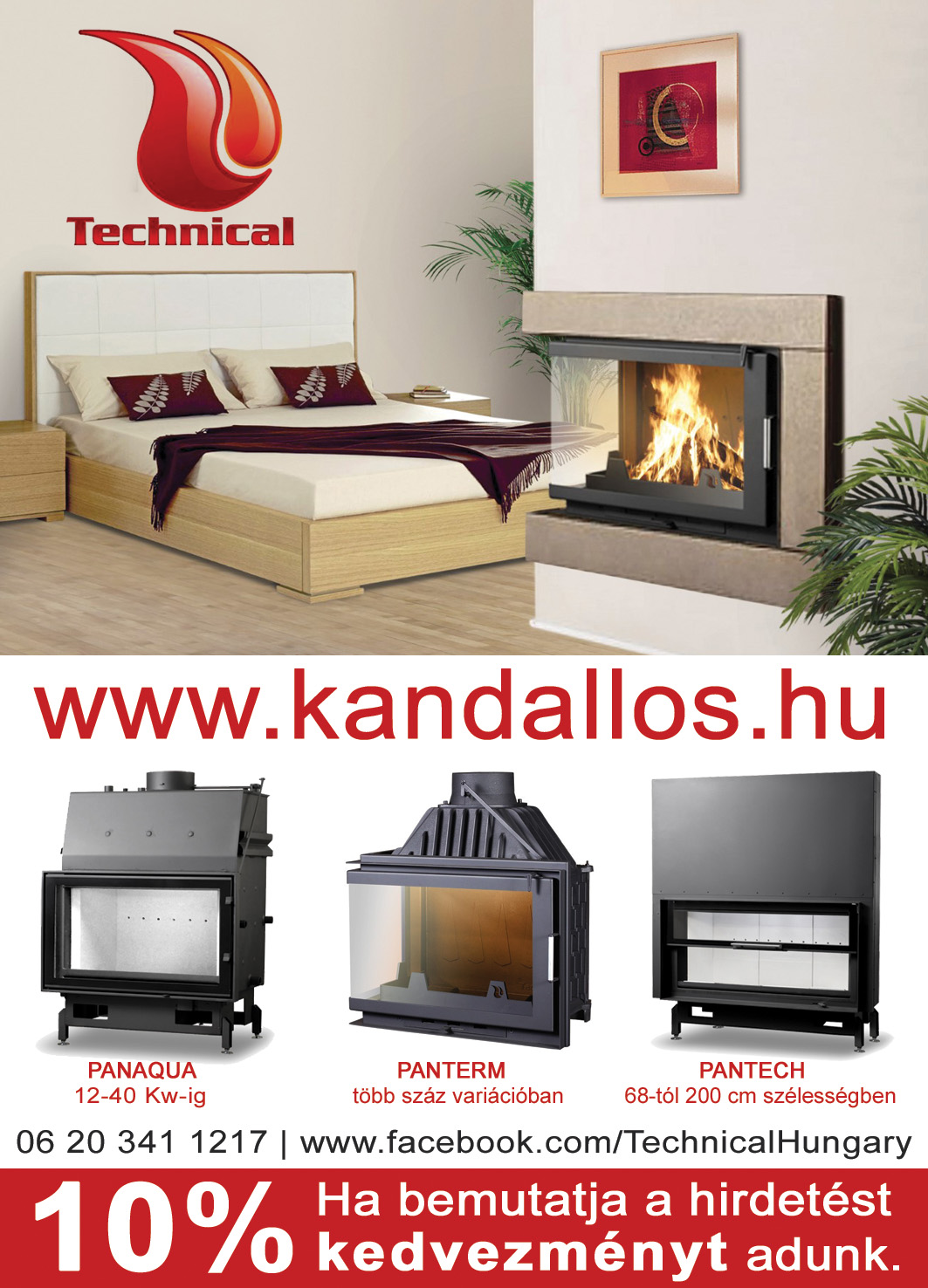 KANDALLÓ, KANDALLÓ TERVEZÉS, KANDALLÓ ÉPÍTÉS, Technical Kft.; álló