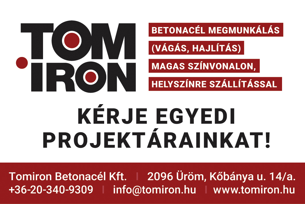 betonacélok megmunkálása, vágása, hajlítása