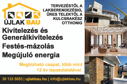 Újlak Bau - TERVEZÉSTŐL A LAKBERENDEZÉSIG, ÜRES TELEKTŐL A KULCSRAKÉSZ OTTHONIG