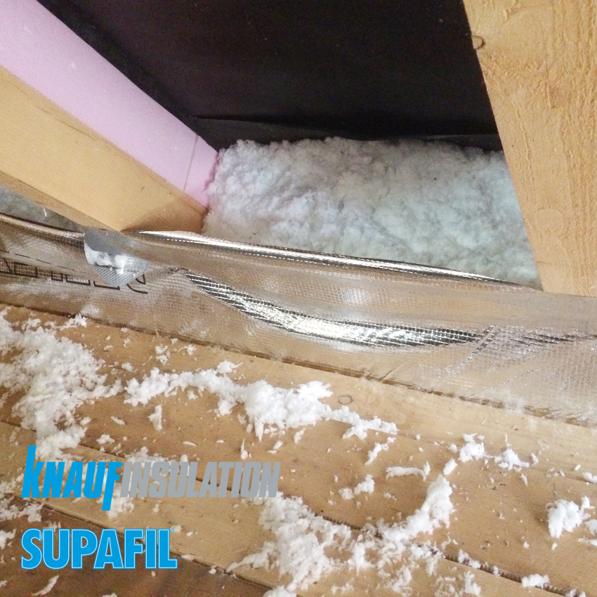 Knauf Insulation  - FÚJT ÜVEGGYAPOT SZIGETELÉS TETŐTÉRBEÉPÍTÉS ESETÉN